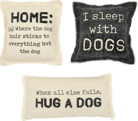 WASHED CANVAS PILLOW