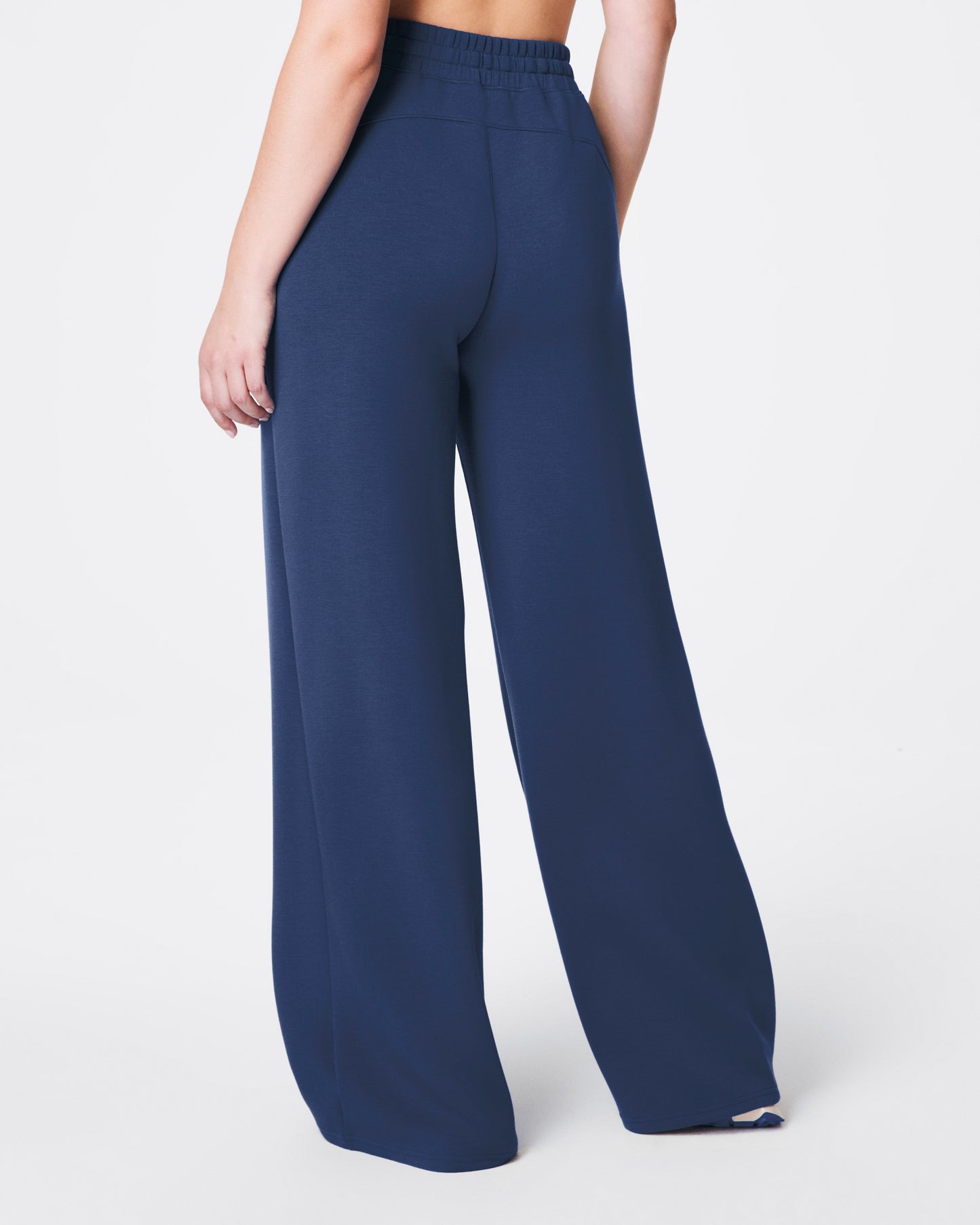 SPANX WIDE LEG AIRESSENTIALS WIDE LEG PANT BLUE INDIGO