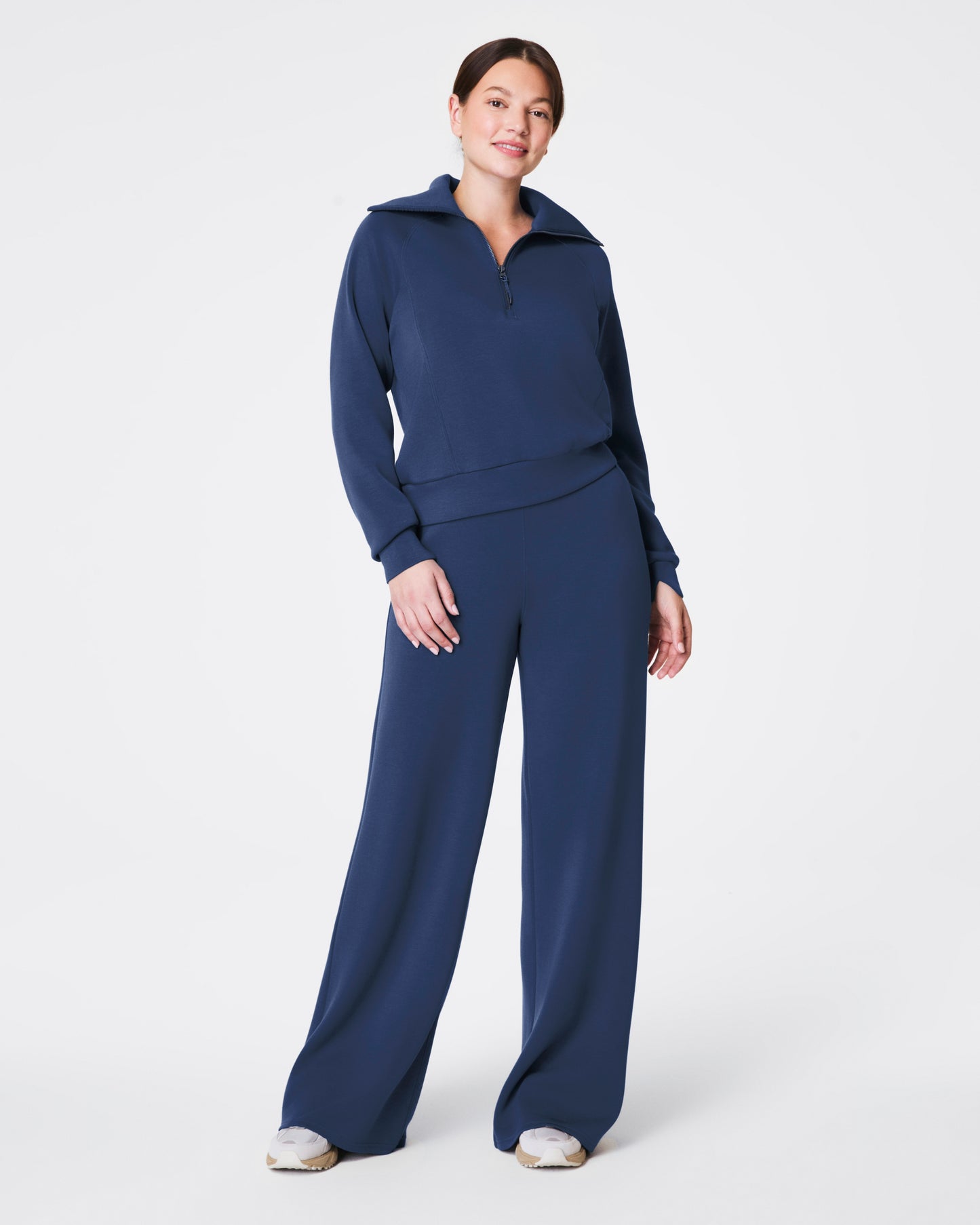 FADED INDIGO HALF ZIP BY SPANX