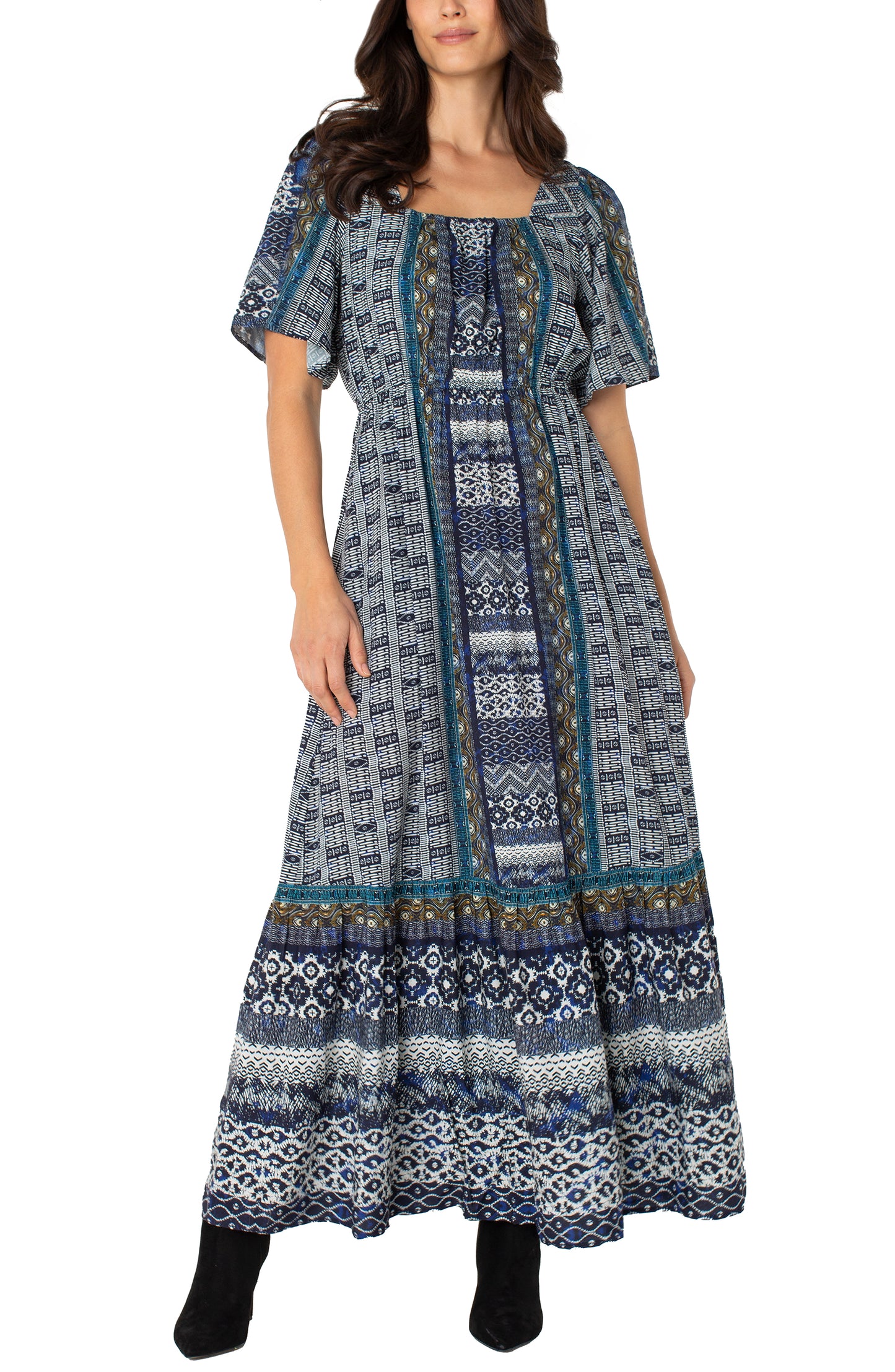 HARMONY SQUARE NECK DRESS