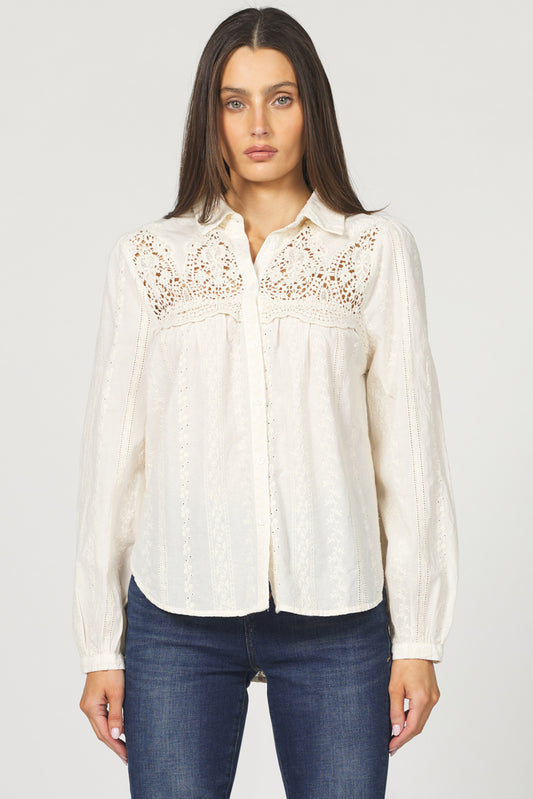 SIMONETTE IVORY TOP