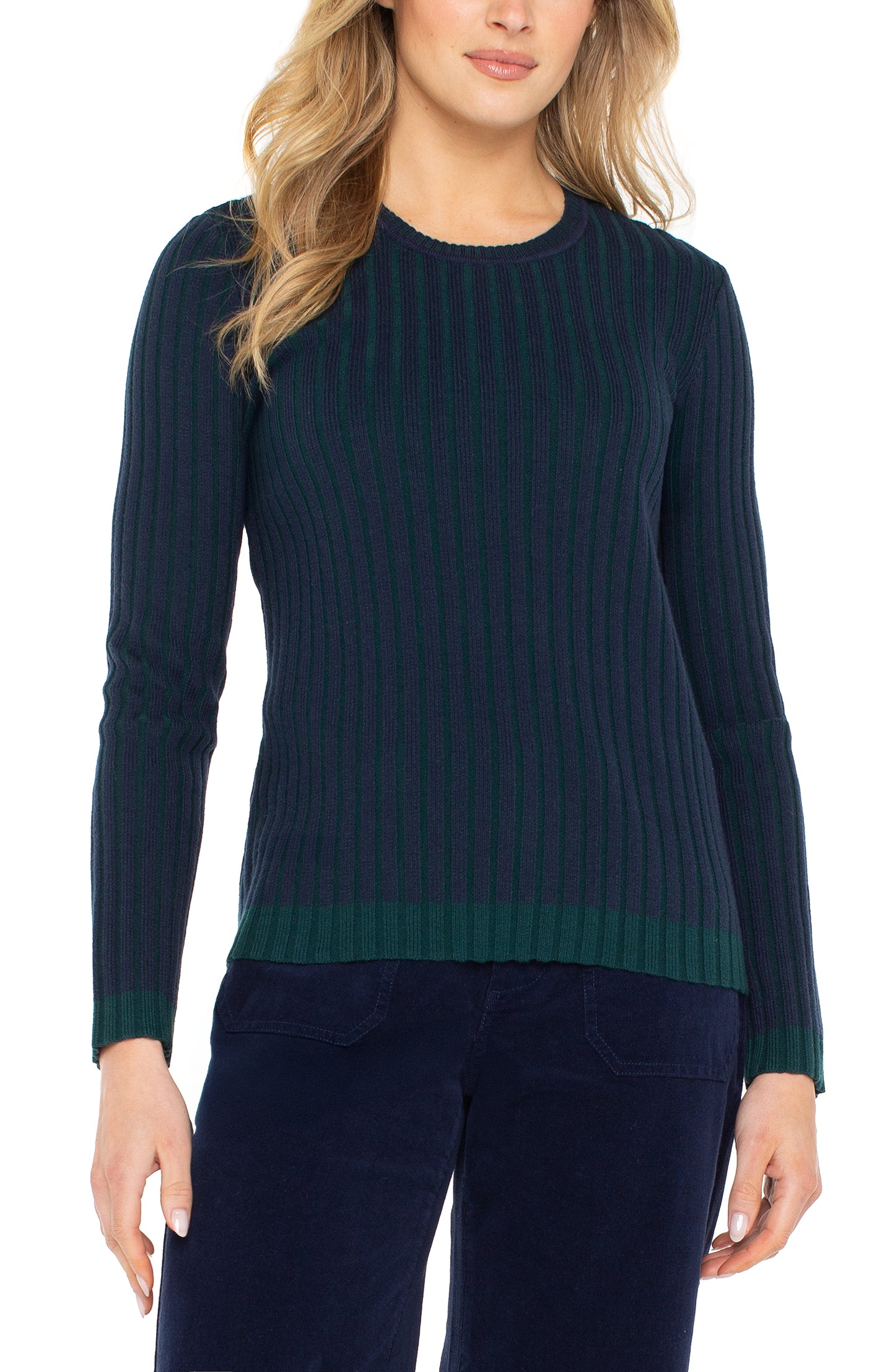 NAVY EMERALD SWEATER