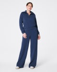 SPANX WIDE LEG AIRESSENTIALS WIDE LEG PANT BLUE INDIGO