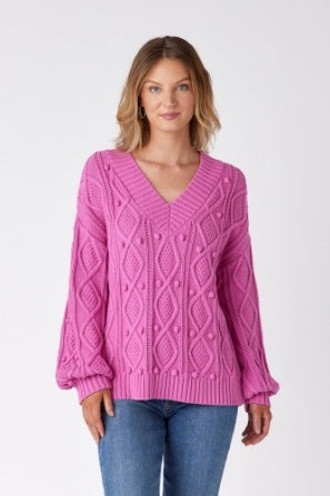 CHARLIE SUPER PINK SWEATER