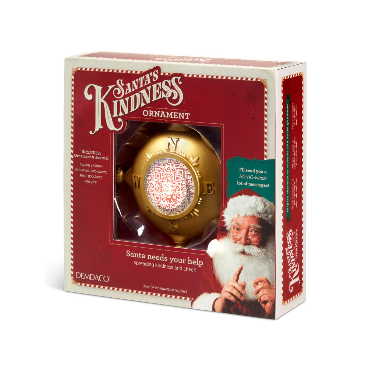 SANTA KINDNESS ORNAMENT AND JOURNAL