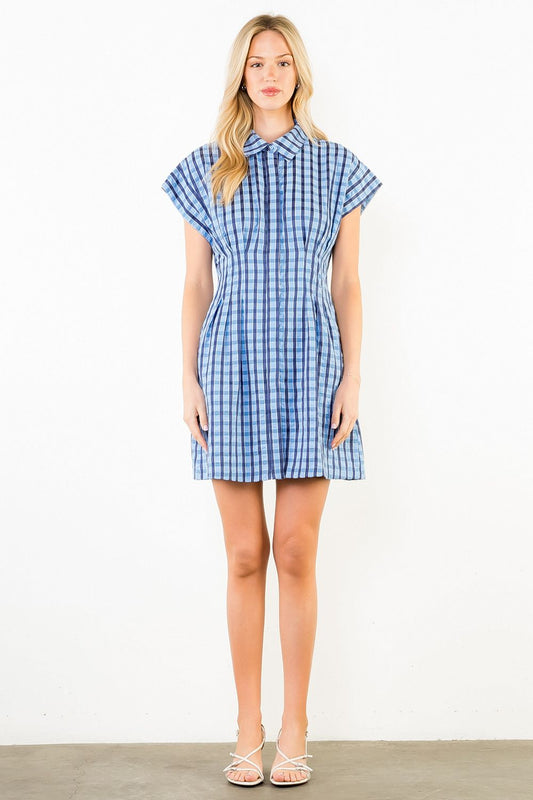 CHECKERED PATTERN DRESS