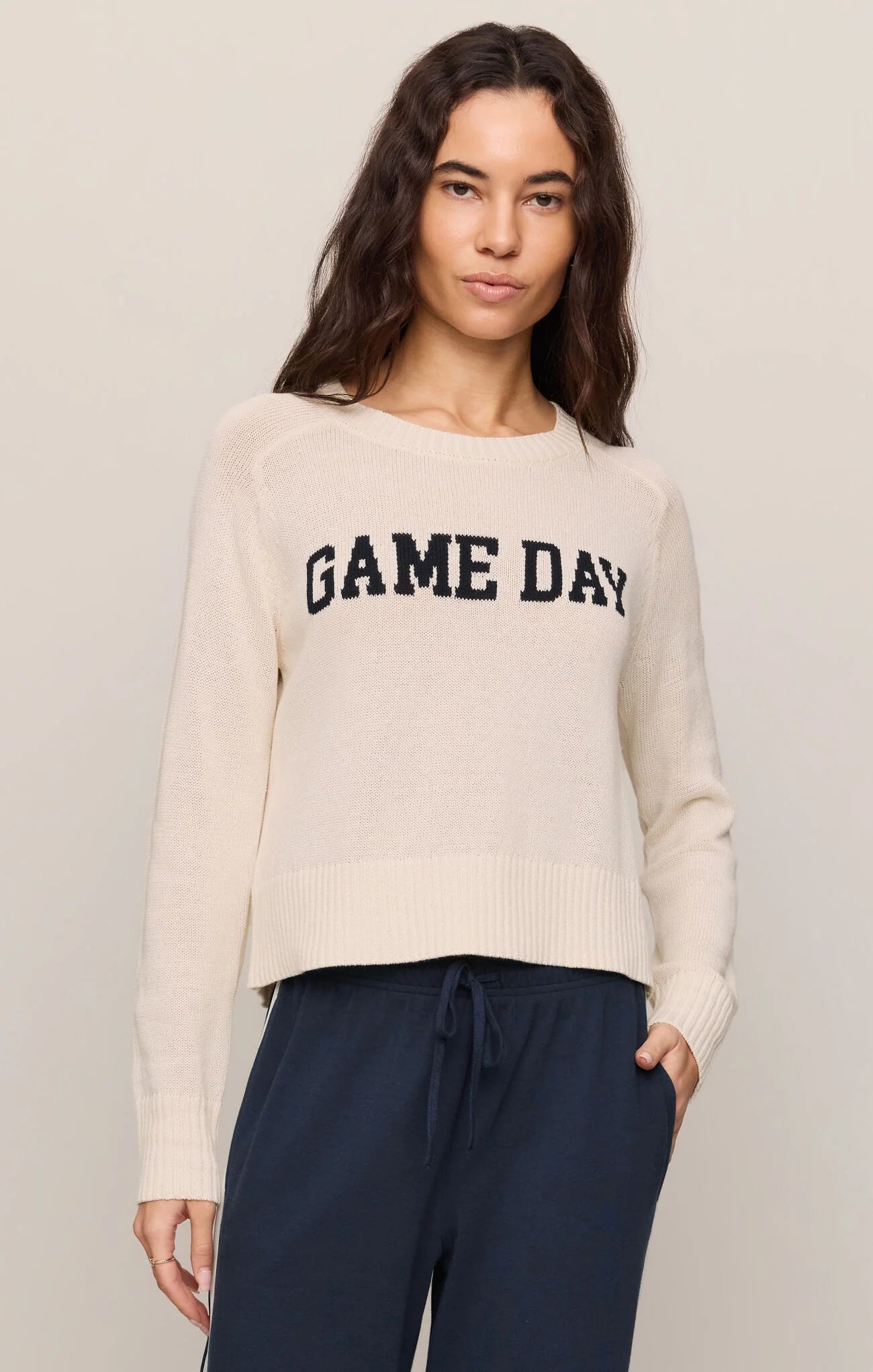 VARSITY STAND IN SWEATER