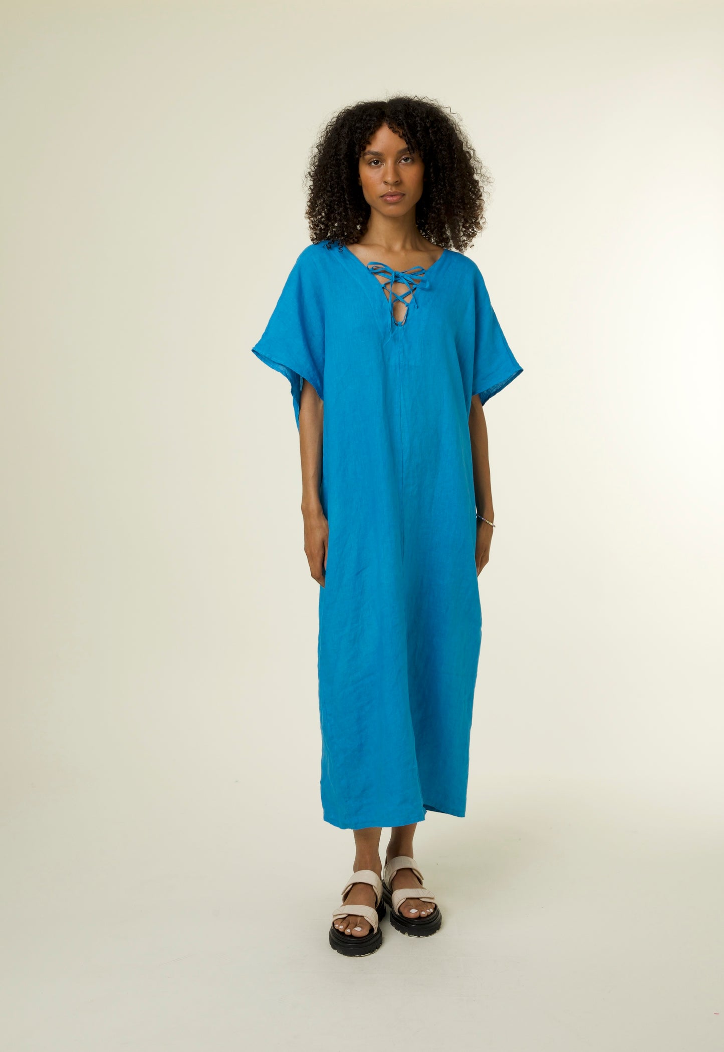 ERI BLUE CAFTAN