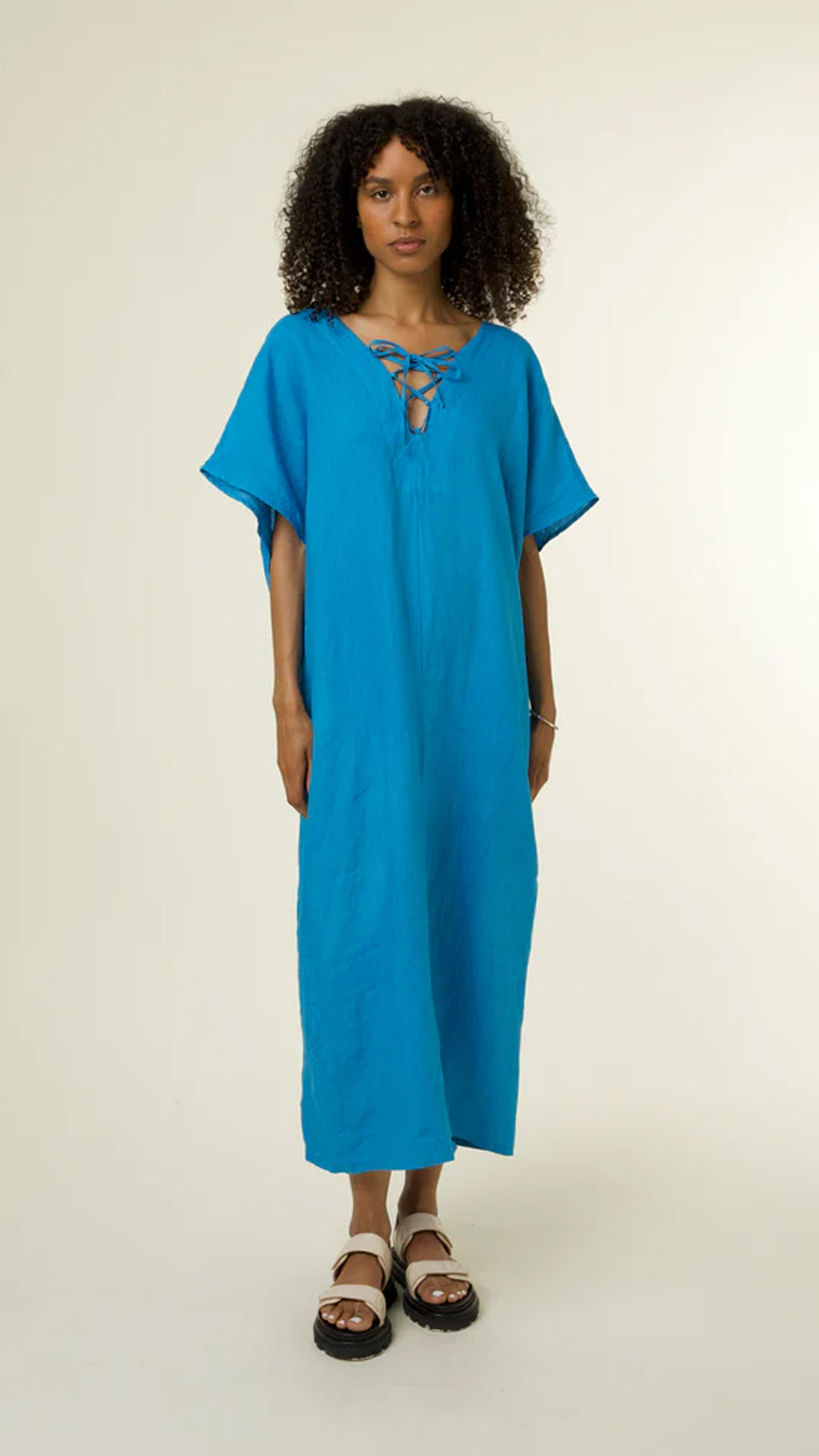ERI BLUE CAFTAN