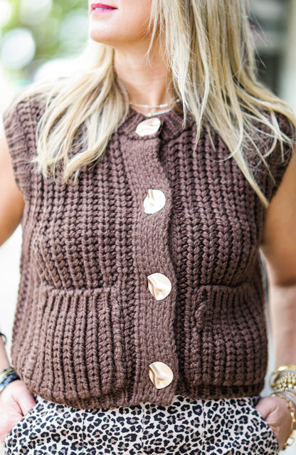 CHLOE CHUNKY SWEATER VEST