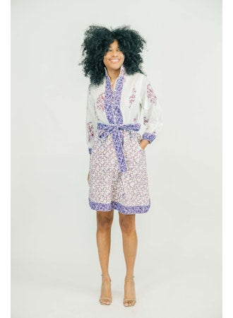 GARNET BLOSSOM FOLLY DRESS