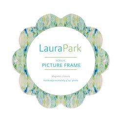 CHINTZ ACRYLIC FRAME ROUND