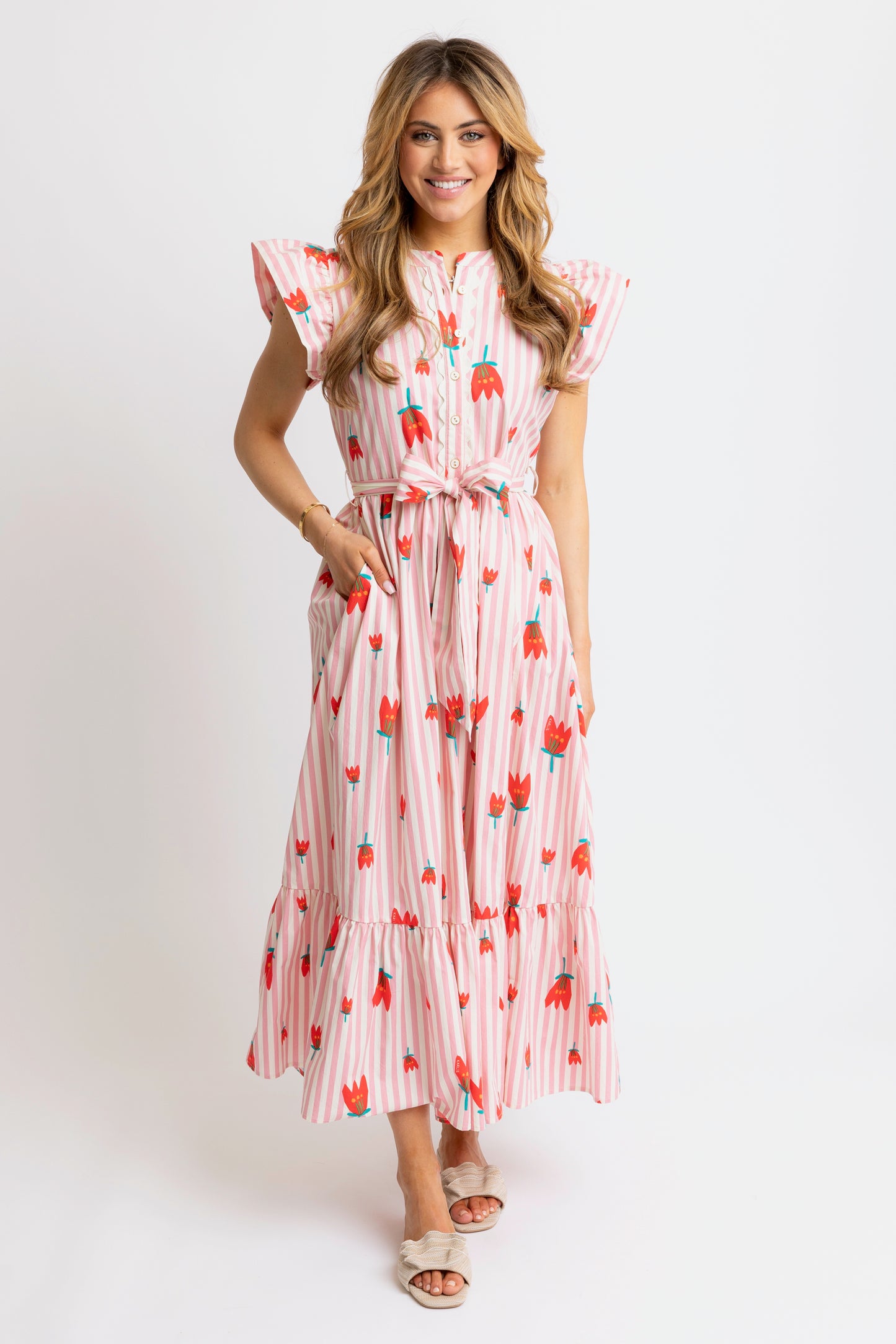 POCKET FULL OF TULIPS DRESS