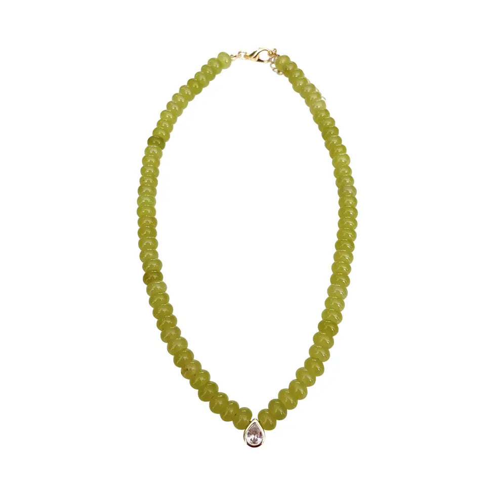 DORI TEARDROP BEADED NECKLACE