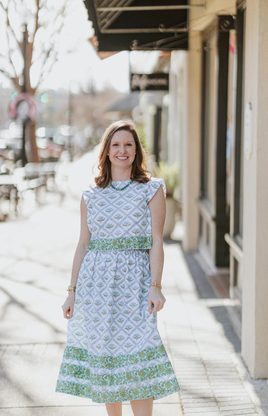 FREYA TOP AND SKIRT
