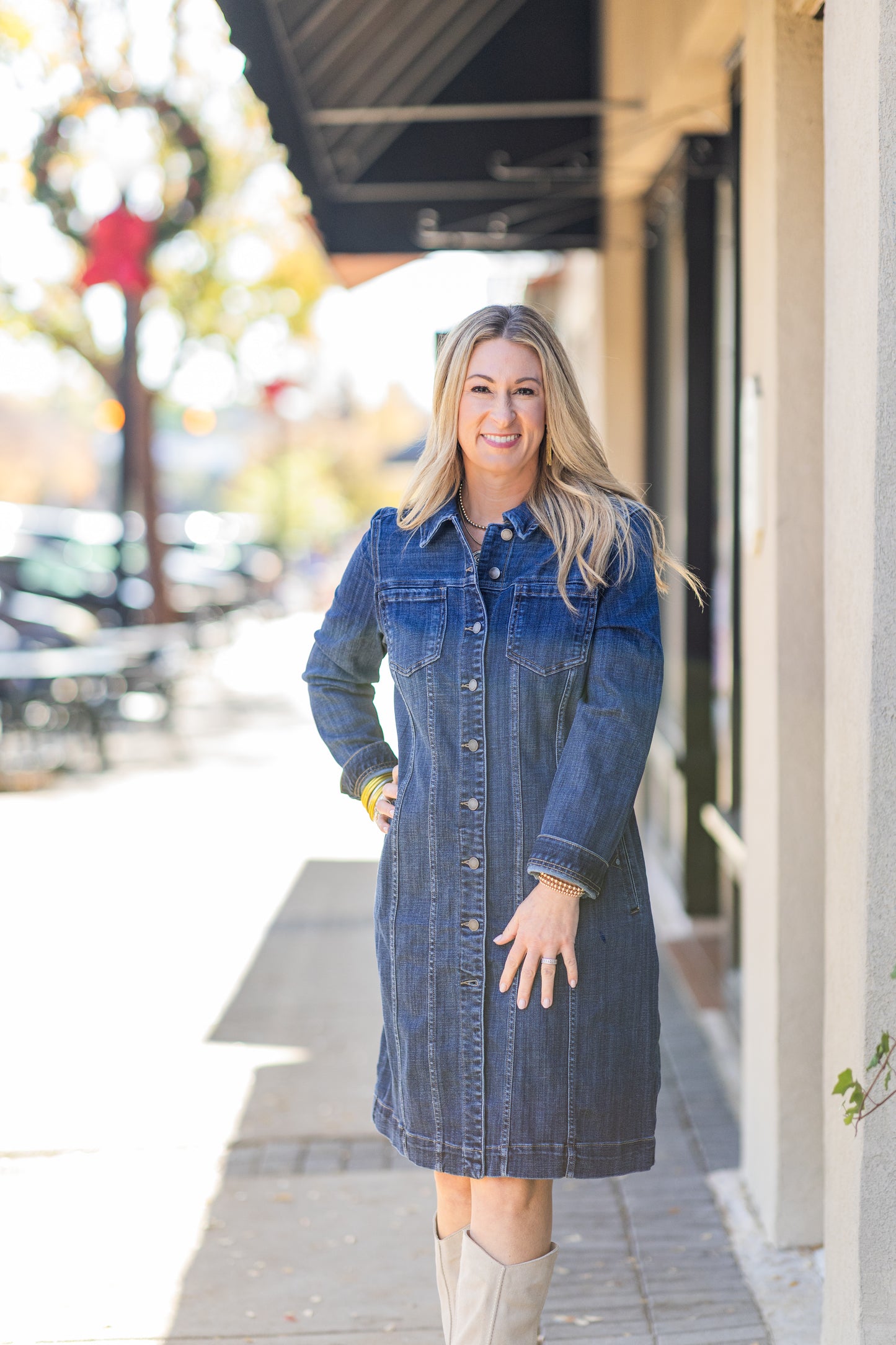 TRUCKER JACKET DRESS