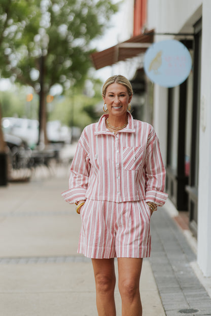 STRIPE SAILOR JACKET