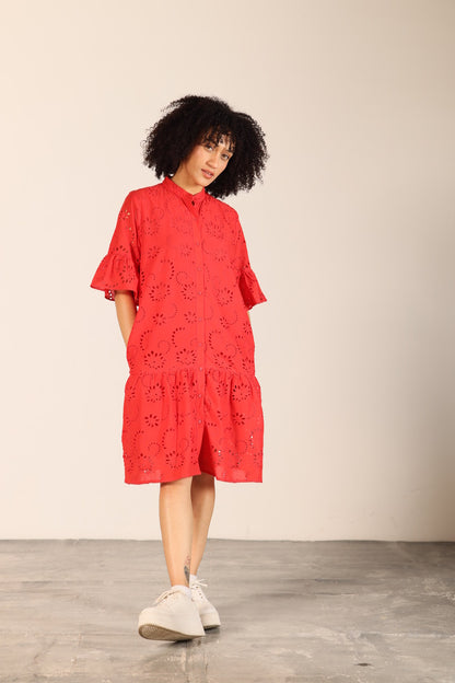 ZURI CHILI RED EYELET