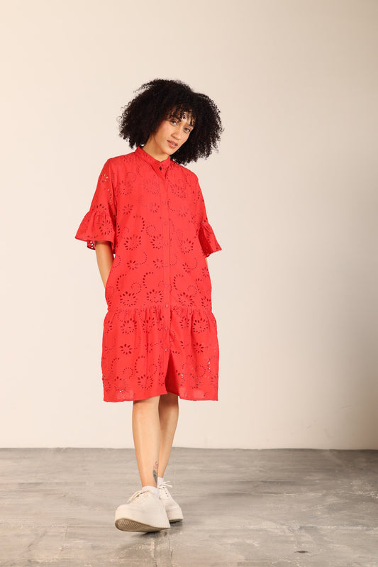 ZURI CHILI RED EYELET