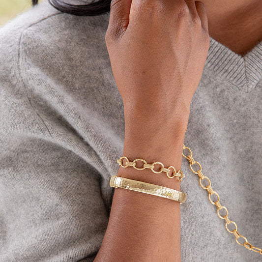 CLEOPATRA REGAL LINK BRACELET