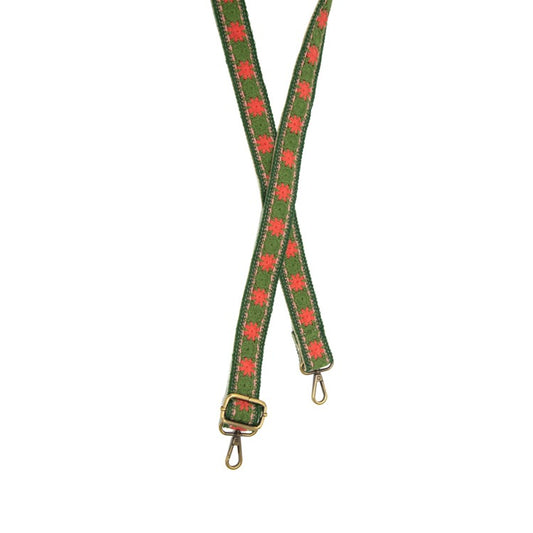 WOVEN GUITAR PURSE STRAP