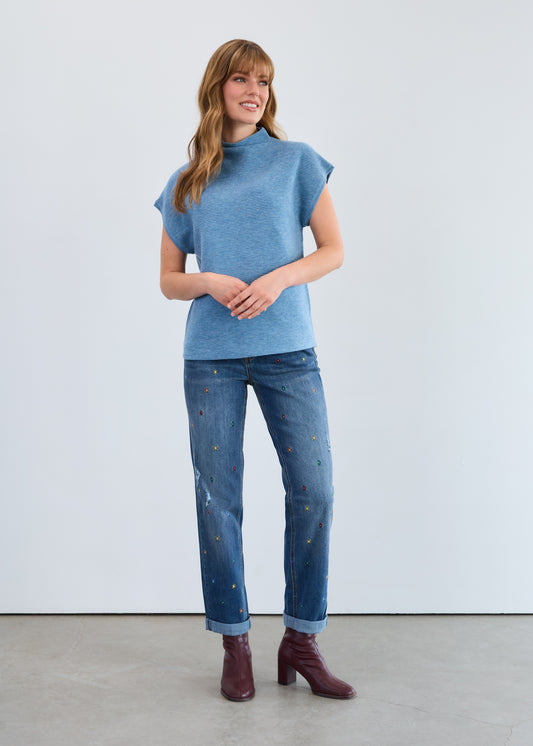 OTTOMAN CAP SLEEVE