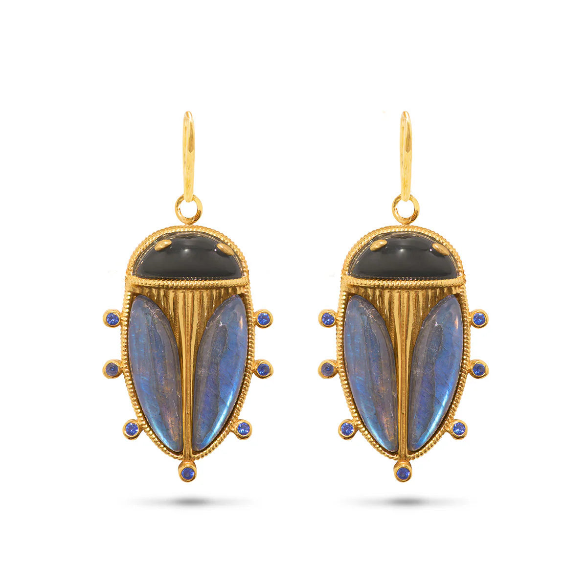 SCARABS PETITE DROP EARRINGS