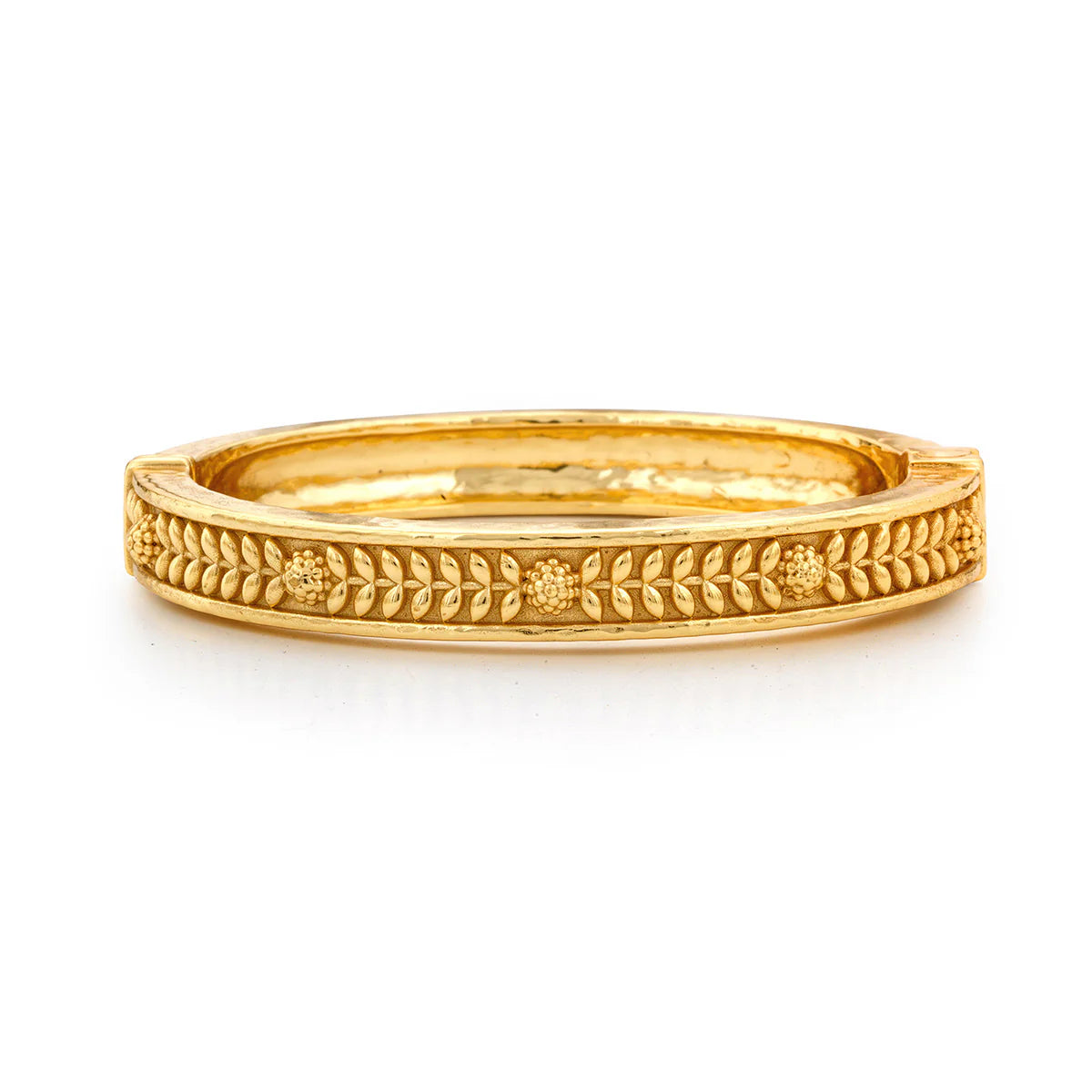 BERRY VINE HINGED BANGLE