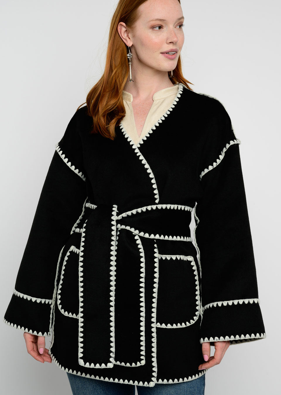 WHIPSTICH BLACK COAT