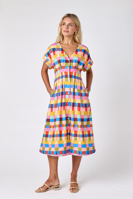 LENNOX DRESS IN PRISM