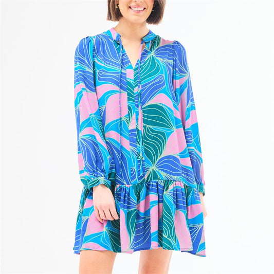 GLOW OVER BLUE NATASHA DRESS