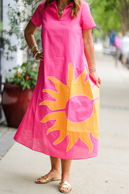 FRANNY DRESS IN PINK PINATA