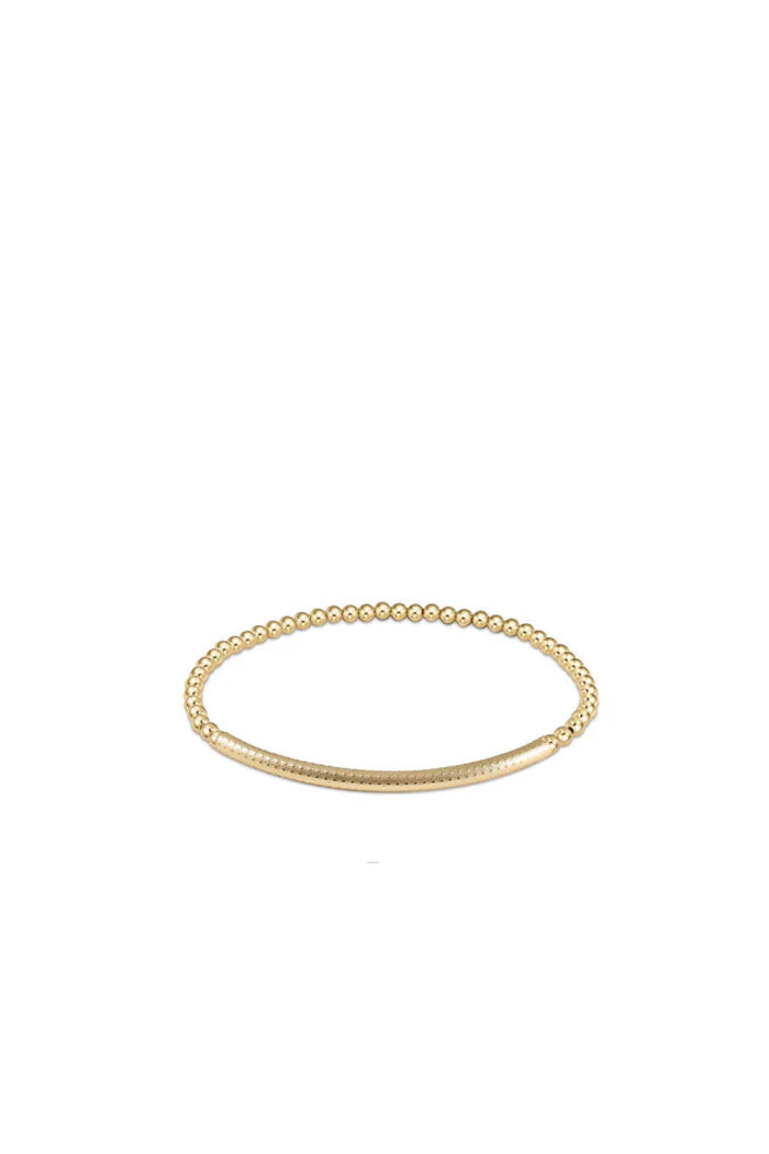 CLASSIC GOLD 3MM TEXTURED BLISS BAR