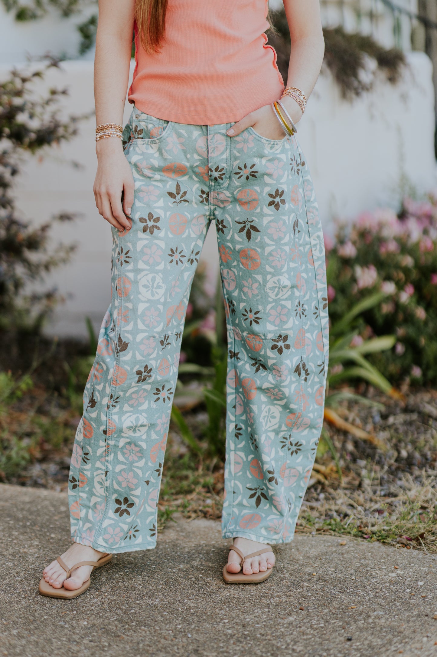 DITZY JADE FREE EPOLE BARREL JEANS