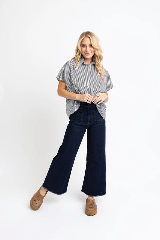 SIGNATURE STRIPE BLOUSE