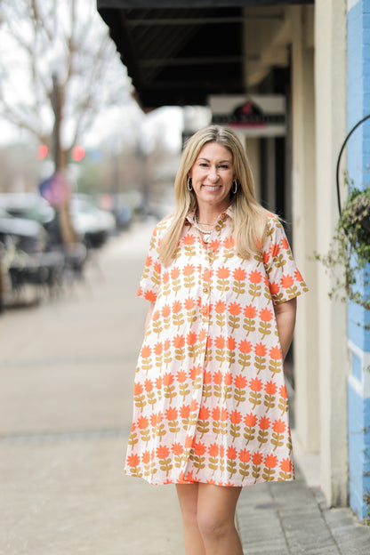 BLOOMING TULIPS DRESS