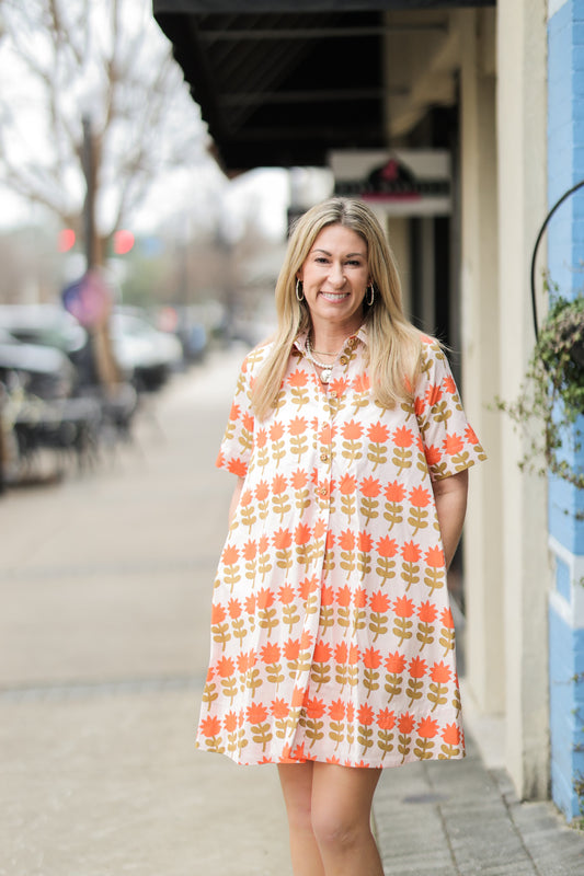 BLOOMING TULIPS DRESS
