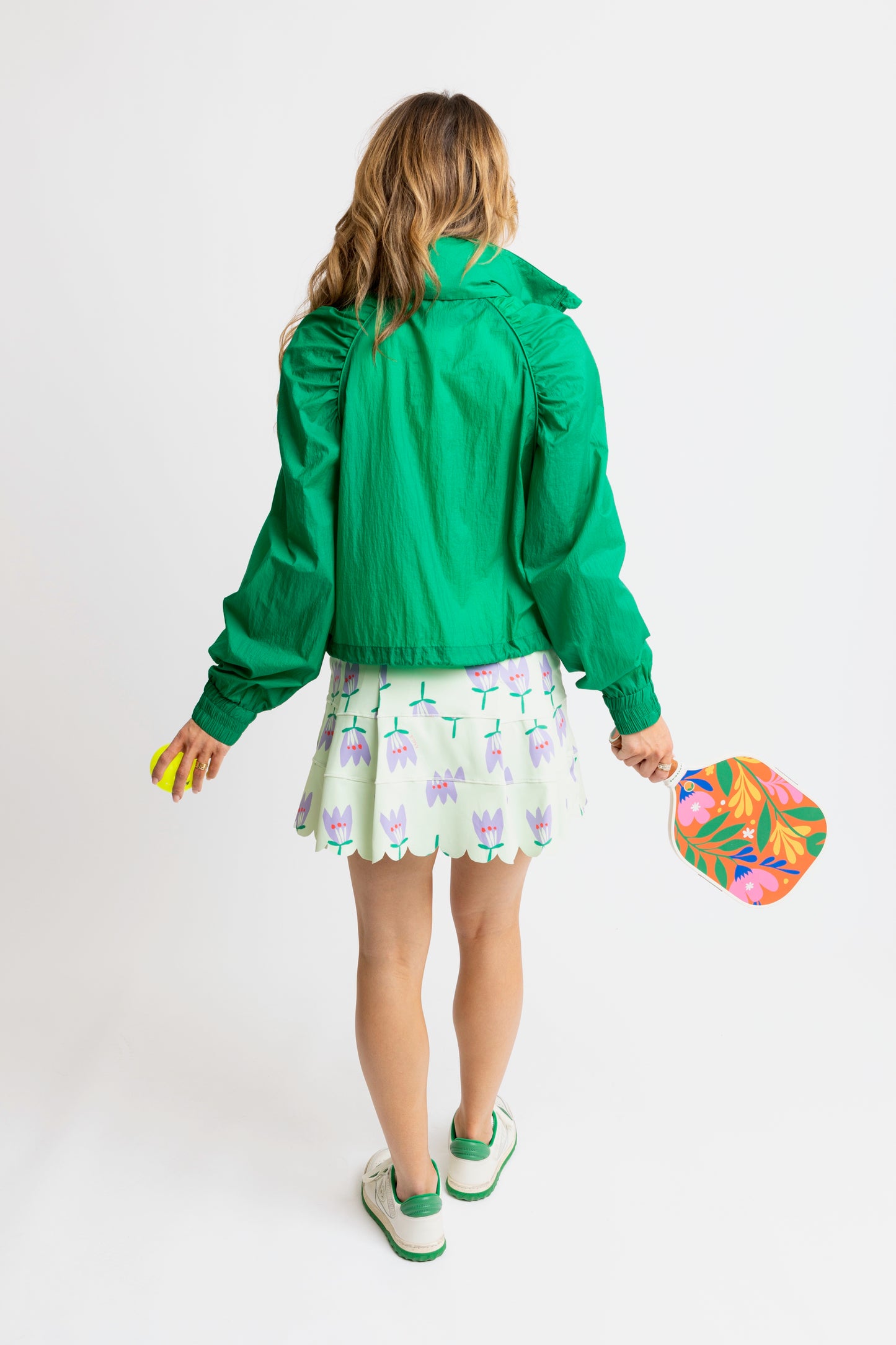 MASTER GREEN HOODED WIND JACKET