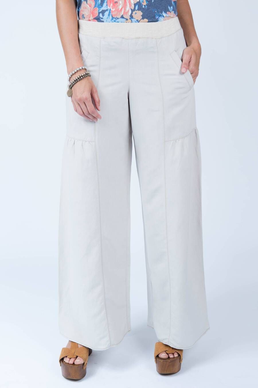 WHITE LINEN PANT BY IVY JANE