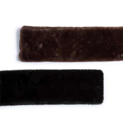 PULL THROUGH FAUX FUR SCARF