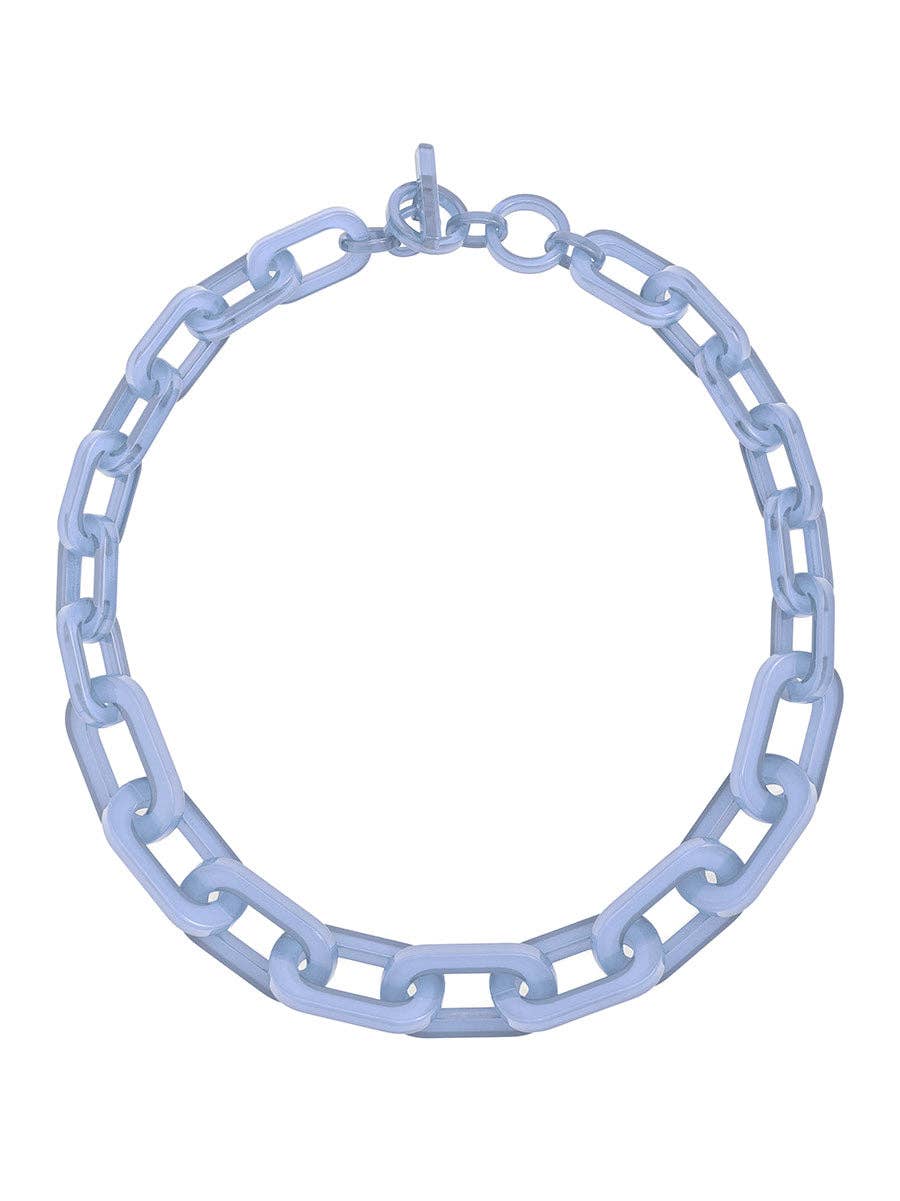 RESIN CHAIN COLOR NECKLACE