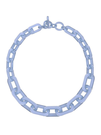 RESIN CHAIN COLOR NECKLACE