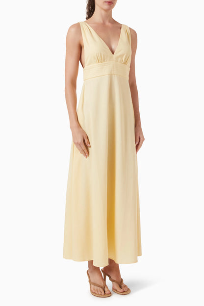 KAIA SUNYELLOW DRESS