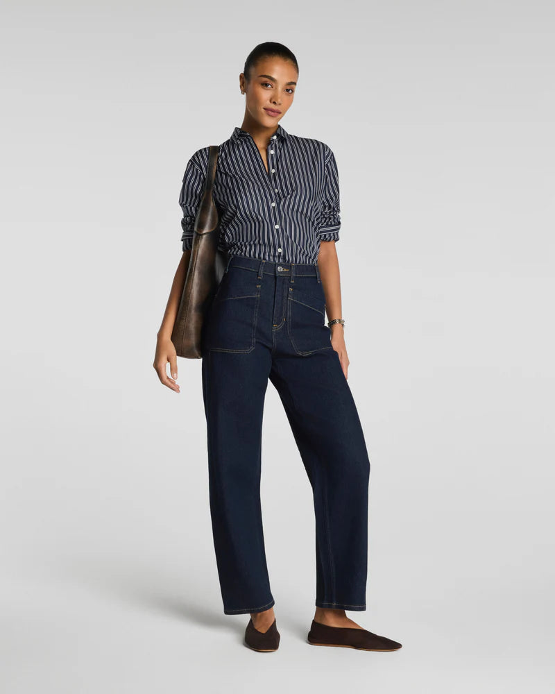 TIMELESS NAVY CLASSIC BUTTON TOP