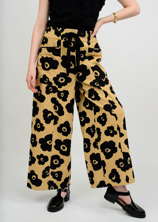 LISA FALL FLOWER PANTS