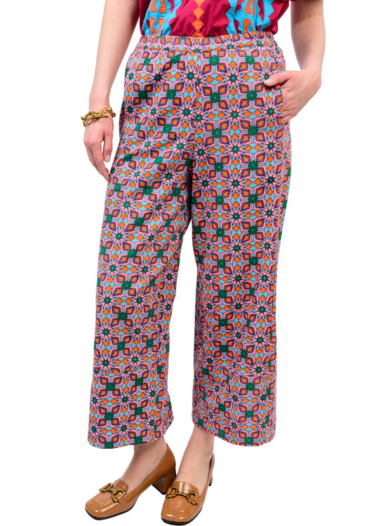 TILE  BARREL PANT