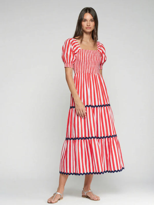 FESTIVE SMOCKED DRESS