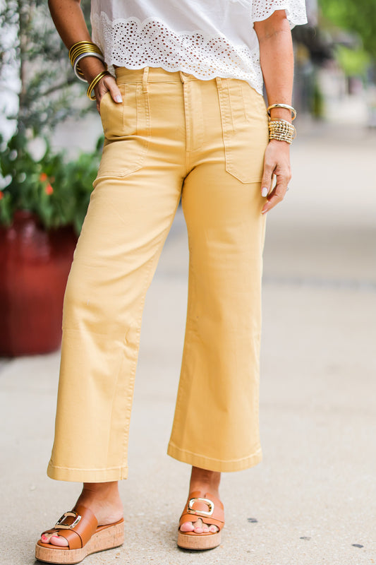 MEG DANDELION  FRONT POCKET PANT