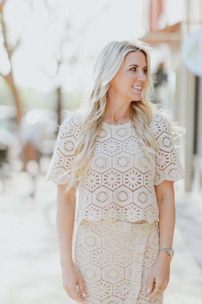 RAQUEL LACE TOP