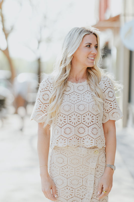 RAQUEL LACE TOP